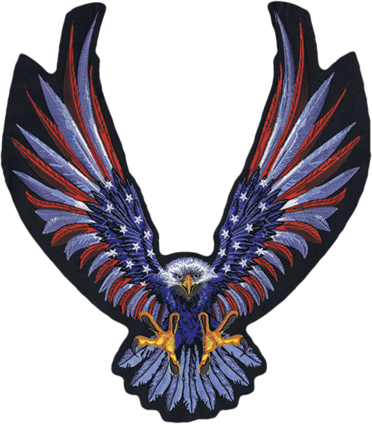 Stars N Stripes Patch Black, Blue, Red, White, Yellow, 1, nordicamoto.ro