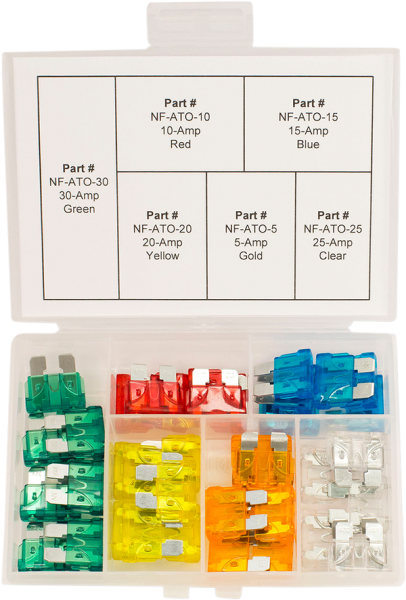 Assorted Fuse Kit Clear, 2, nordicamoto.ro