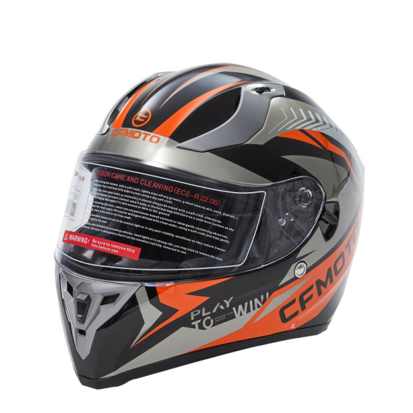 CASCĂ INTEGRALĂ NK ATHENS – NEGRU/PORTOCALIU CFMOTO, 1, nordicamoto.ro