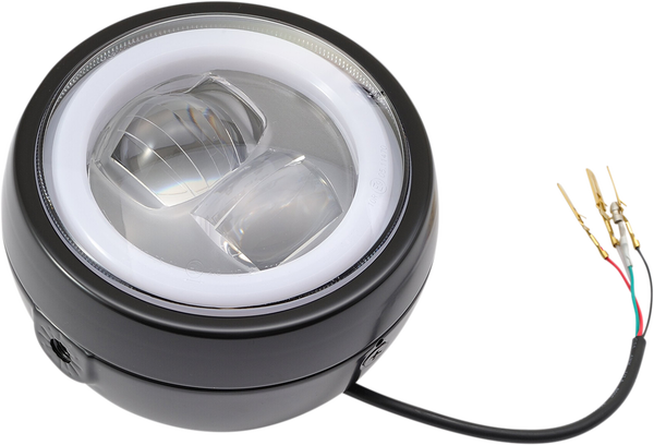Headlight Capsule Black, 2, nordicamoto.ro