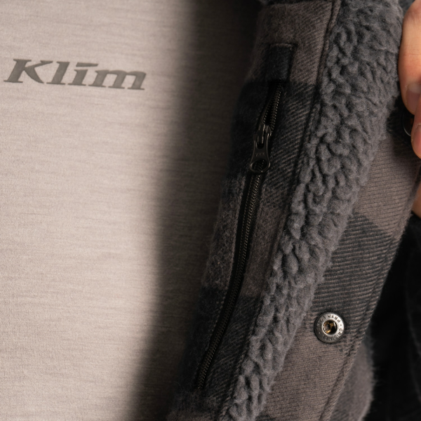 Geaca Klim Targhee Fleece Lined Flannel Dress Blues - Black-1
