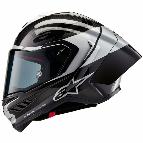 Casca integrala sport ALPINESTARS SUPERTECH R10 CARBON ELEMENT Negru/Argintiu-4