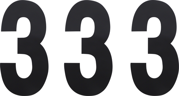Standard Numbers Black, 1, nordicamoto.ro