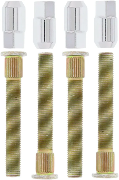 MOOSE RACING Wheel Stud-nut Kit Silver 