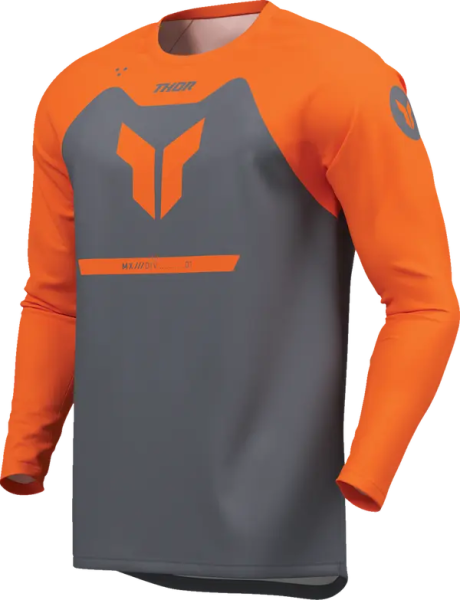 Ridemode Menace Jersey Gray, Orange -0