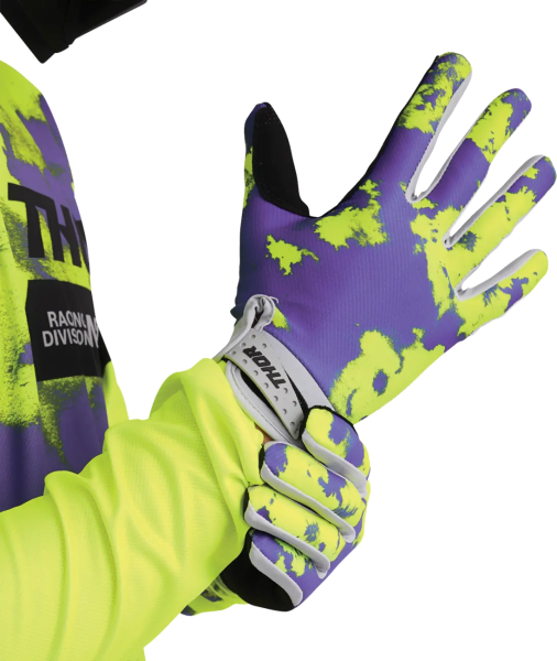 Launchmode Bleach Gloves Yellow, Purple, Black -7