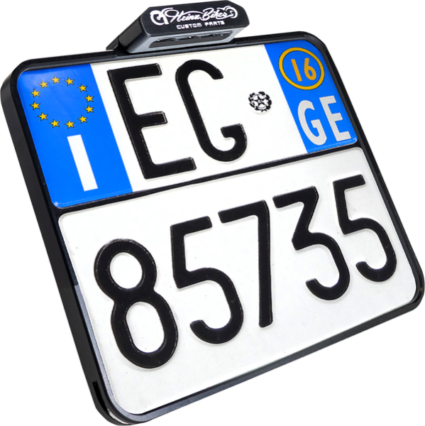 License Plate With Taillight Black, 2, nordicamoto.ro
