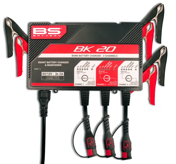 Smart Bank Battery Charger And Maintainer With Reconditioning Function Black, Red-5