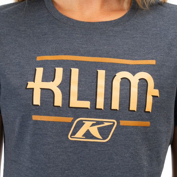 Tricou Dama Klim Kute Corp SS T Heathered Teal - Beach Glass-3
