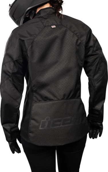 Geaca Dama Textil Icon Hooligan™ CE Black-4
