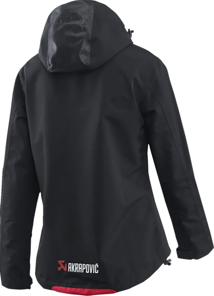 Women's Corpo Rain Jacket Red, Black -5