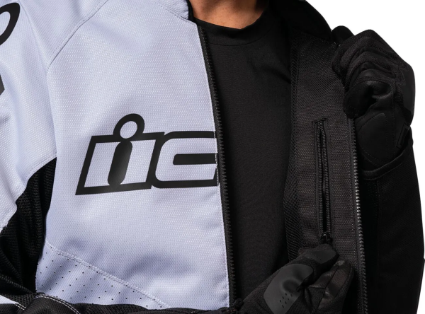Geaca Textil Icon Hooligan™ CE White-1