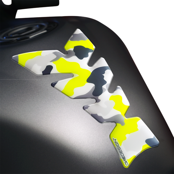 Resin/soft Touch Tank Pad White, Yellow, Multi, 2, nordicamoto.ro