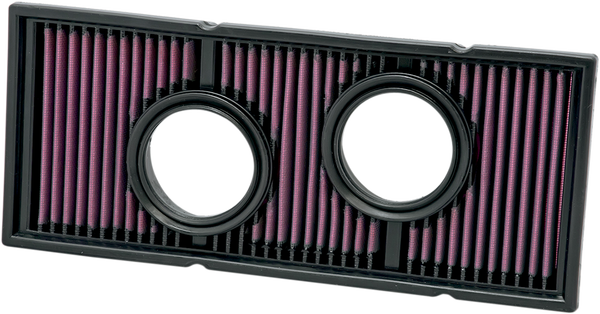 High-flow Air Filter Black, Red, 1, nordicamoto.ro