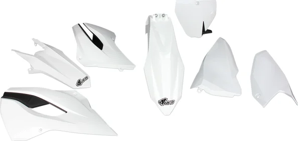 Set de caroserie din plastic de schimb, negru, alb, 1, nordicamoto.ro