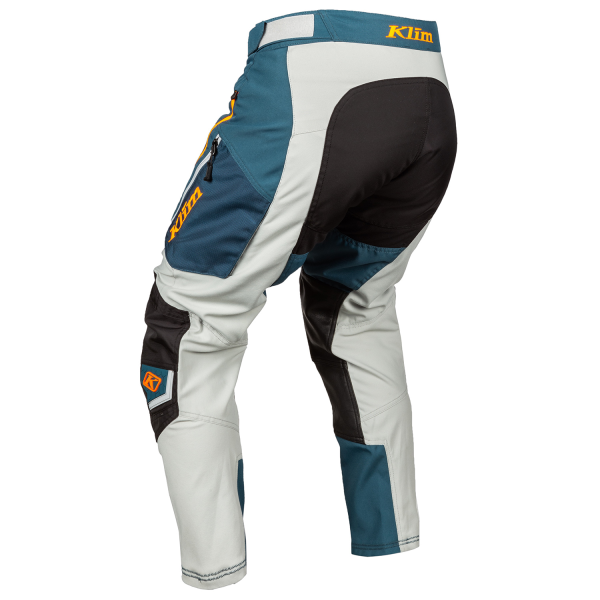 Pantaloni Klim Dakar In The Boot White - Black-24