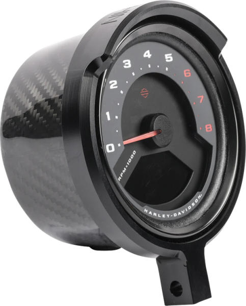 Softail Gauge Relocation Kit Black, Anodized, 5, nordicamoto.ro