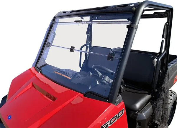 Deluxe Full Folding Windshield Clear -1