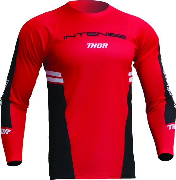 Tricou MTB Thor Intense Assist Berm Black/Red XS, 1, nordicamoto.ro