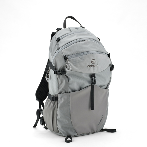 RUCSAC DRUMEȚIE CFMOTO 35L GRI ARGINTIU, 2, nordicamoto.ro