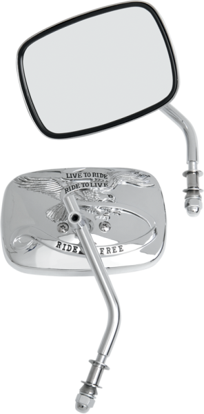 Live To Ride Custom Mirrors Chrome, 1, nordicamoto.ro