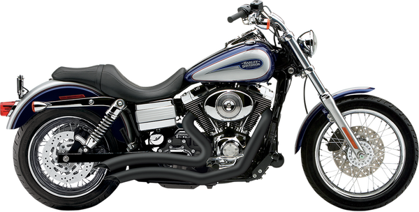 Speedster Swept Short Exhaust System Black, 1, nordicamoto.ro