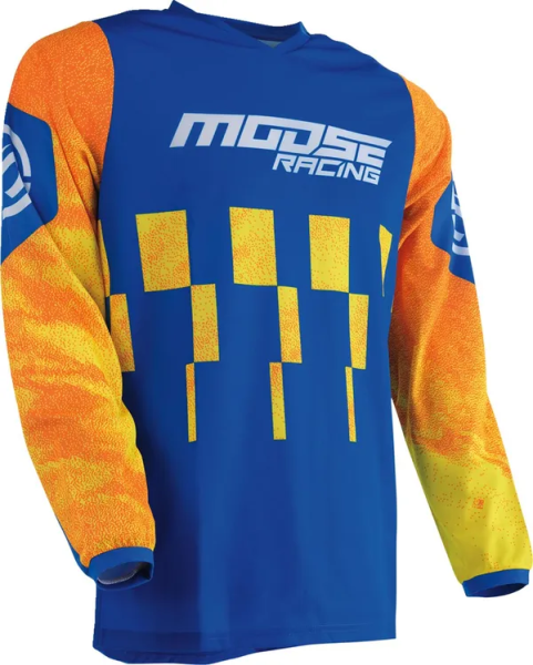 Tricou Moose Racing Qualifier Blue/Orange-3