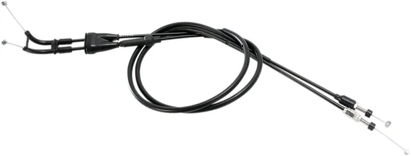 MOOSE RACING Black Vinyl Throttle Cable Black -1