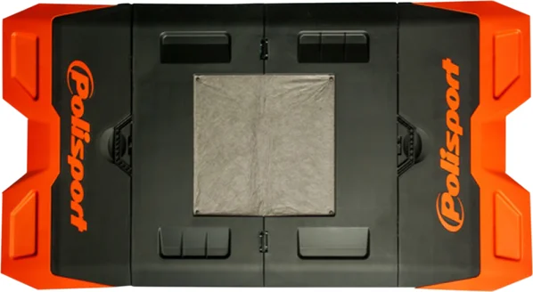 Foldable Bike Mat Black, Orange 