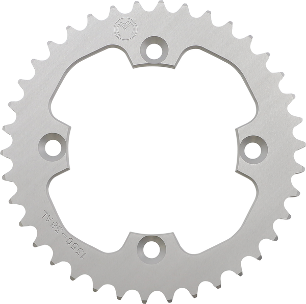 MOOSE RACING Aluminum Rear Sprocket Atv Silver -2