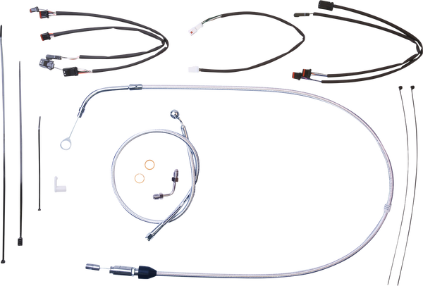 Sterling Chromite Ii® Designer Handlebar Installation Kit Silver, 1, nordicamoto.ro