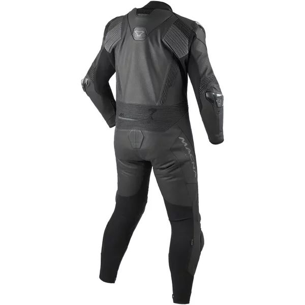 Combinezon de piele 1 piesa MACNA BLITZ Negru 48, 4, nordicamoto.ro