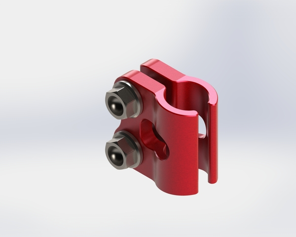 Brakeline Clamp Red -0