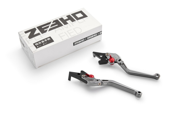 SET MANETE FRÂNĂ / AMBREIAJ CFMOTO – ALUMINIU, GRI, 3, nordicamoto.ro