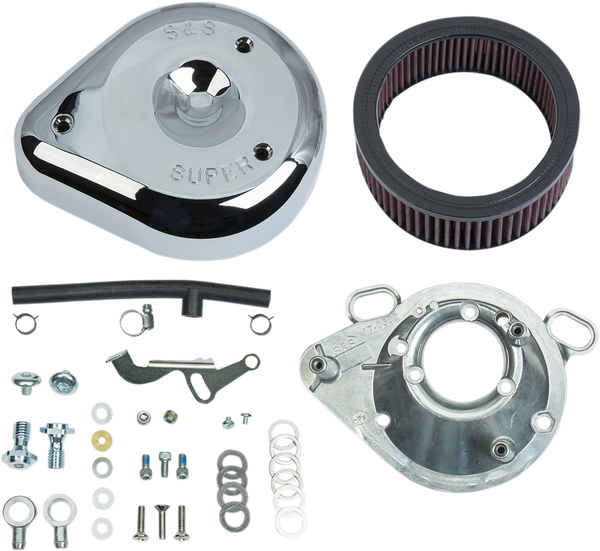 Air Cleaner Kit Silver, 1, nordicamoto.ro