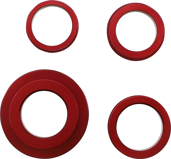 Captive Wheel Spacer Red, 2, nordicamoto.ro