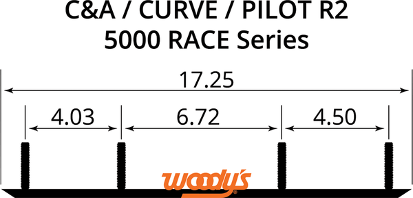 Extender Trail Iii Flat-top® Wear Bars Black, 3, nordicamoto.ro