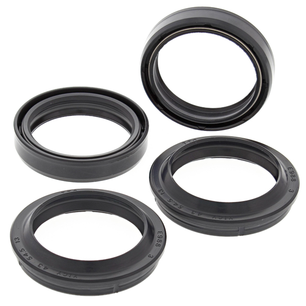 Set garnitură de ulei/garnitură antipraf pentru furcă, negru, 1, nordicamoto.ro