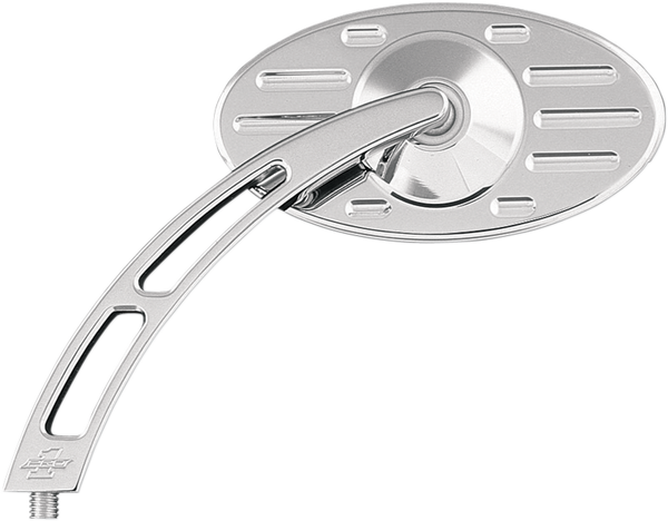 Billet Aluminum Mirrors With Clear Glass Silver, 1, nordicamoto.ro