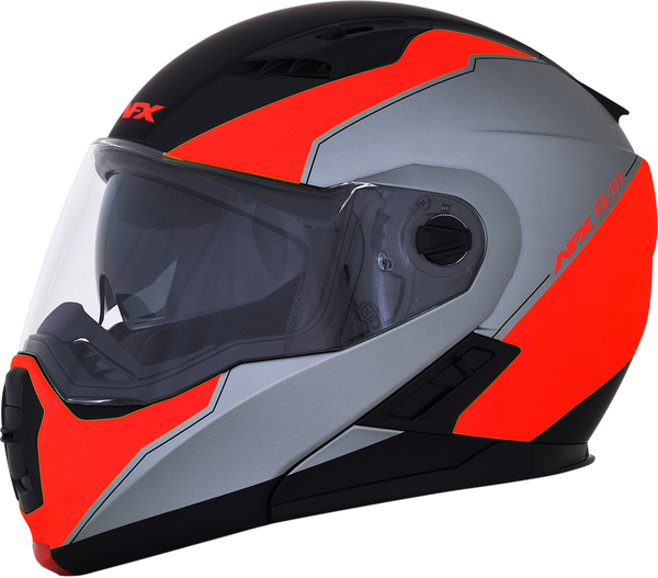 Helmet Fx111 M-blk/red Xl Gray, Red XL, 5, nordicamoto.ro