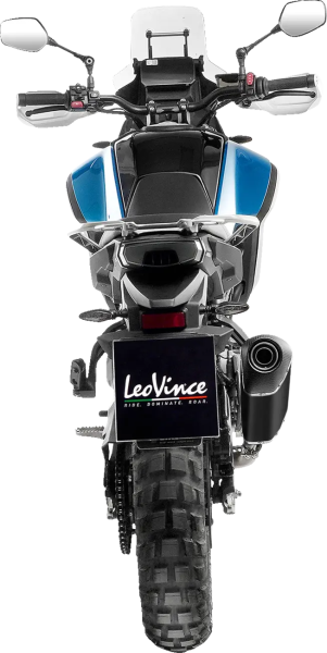 Toba de eșapament LeoVince LV-14 Black Edition Slip-On pentru CFMOTO 450MT, 2, nordicamoto.ro