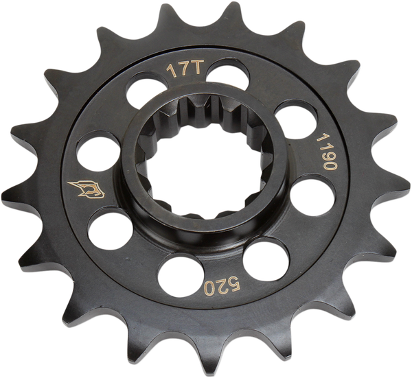 Lightweight Steel Sprocket Black, Zinc, 1, nordicamoto.ro