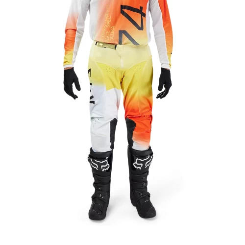 Pantaloni Fox MX-180 Air Haze Alb 44, 7, nordicamoto.ro