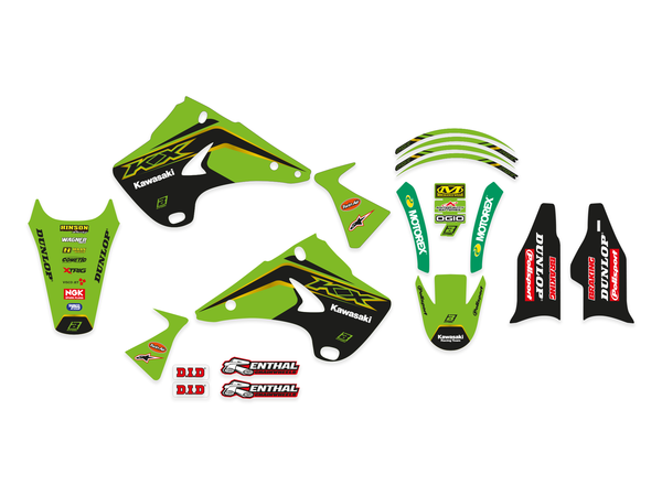 Replica Team Graphic Kits Black, Green, 1, nordicamoto.ro