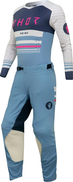 Tricou Dama Thor Prime Blaze Blue/White-3