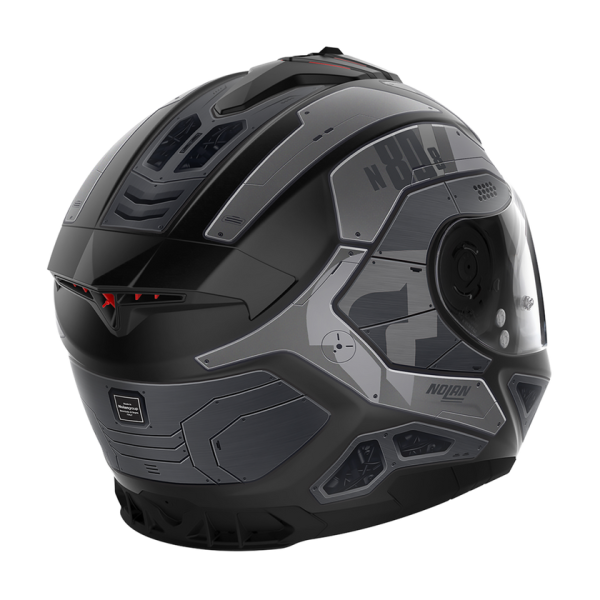Casca Moto Nolan N80-8 Flat Lava Gray - Black/Yellow-19