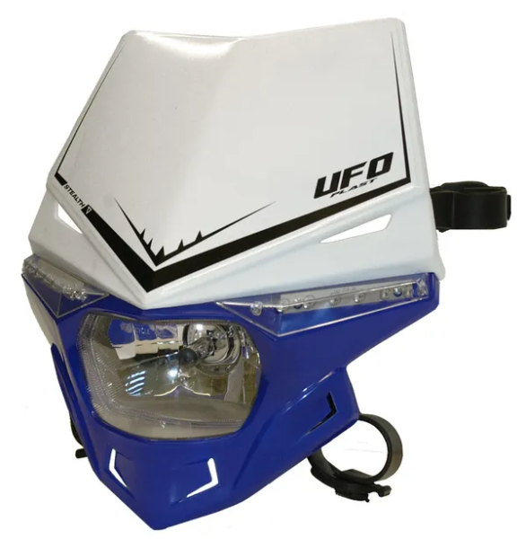 Dual Color Stealth Headlight Blue, White-0