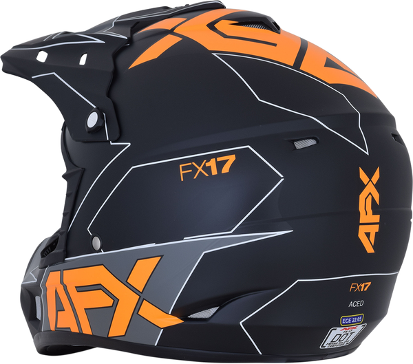 Fx-17 Aced Helmet Orange L, 4, nordicamoto.ro