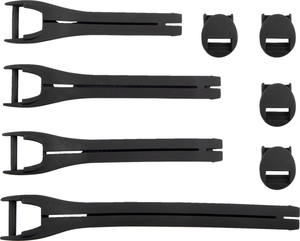 MOOSE RACING Boot Strap Kit Black 