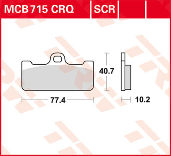 Plăcuțe de frână din carbon pentru curse din seria Crq, 1, nordicamoto.ro